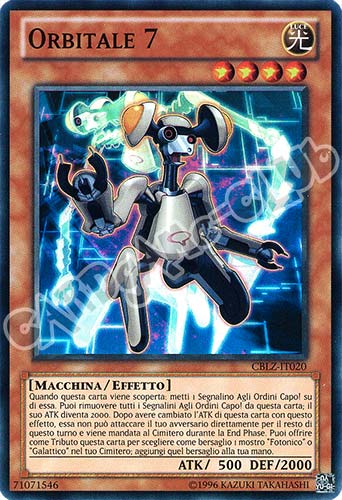 CBLZ-IT020 Orbitale 7 super rara Unlimited (IT) -NEAR MINT-