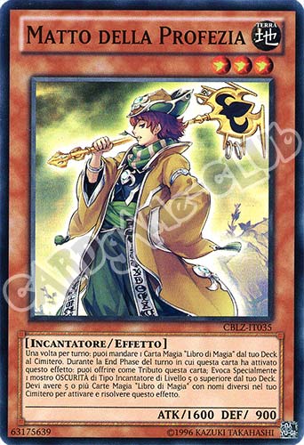 CBLZ-IT035 Matto della Profezia super rara Unlimited (IT) -NEAR MINT-