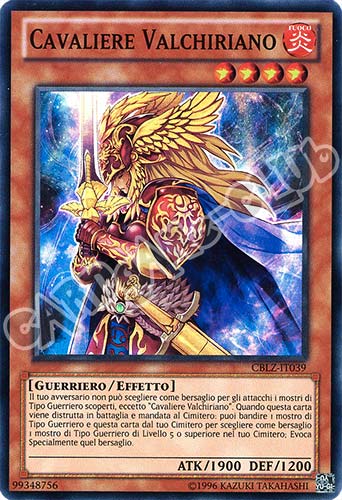 CBLZ-IT039 Cavaliere Valchiriano super rara Unlimited (IT) -NEAR MINT-