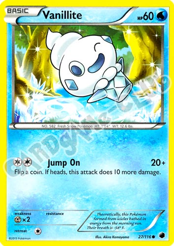 027 / 116 Vanillite comune (EN) -NEAR MINT-