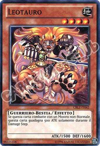 CBLZ-IT042 Leotauro comune Unlimited (IT) -NEAR MINT-
