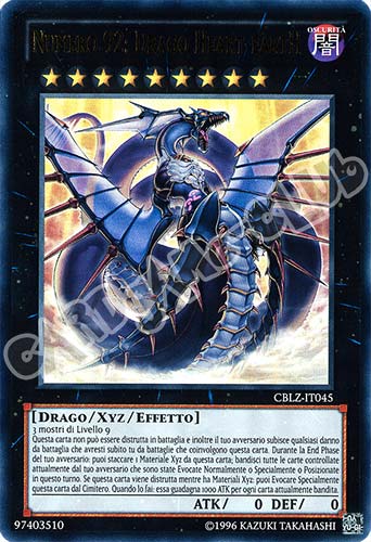 CBLZ-IT045 Numero 92: Drago Heart-earth ultra rara Unlimited (IT) -NEAR MINT-