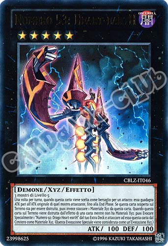 CBLZ-IT046 Numero 53: Heart-earth ultra rara Unlimited (IT) -NEAR MINT-