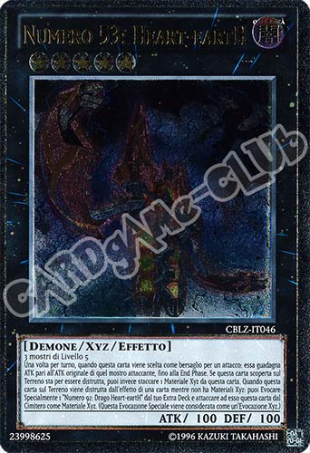 CBLZ-IT046 Numero 53: Heart-earth rara ultimate Unlimited (IT) -NEAR MINT-