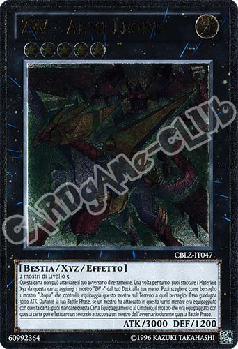 CBLZ-IT047 ZW-Armi Leone rara ultimate Unlimited (IT) -NEAR MINT-