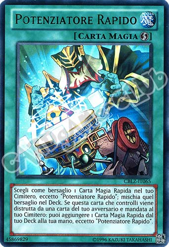 CBLZ-IT065 Potenziatore Rapido ultra rara Unlimited (IT) -NEAR MINT-