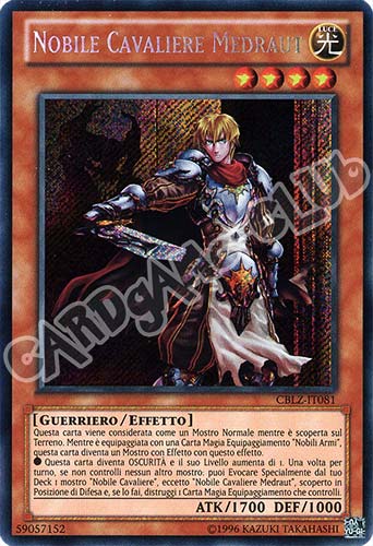 CBLZ-IT081 Nobile Cavaliere Medraut rara segreta Unlimited (IT) -NEAR MINT-