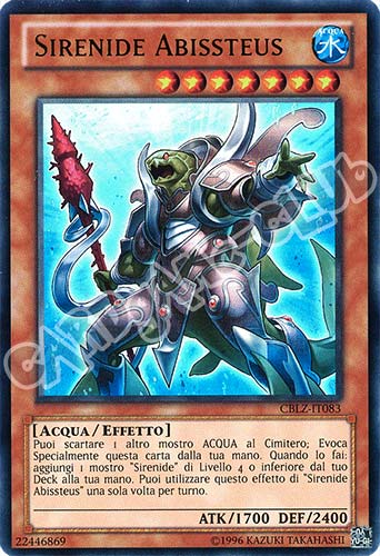 CBLZ-IT083 Sirenide Abissteus ultra rara Unlimited (IT) -NEAR MINT-