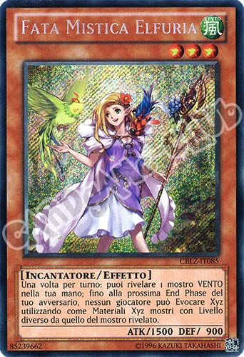 CBLZ-IT085 Fata Mistica Elfuria rara segreta Unlimited (IT) -NEAR MINT-