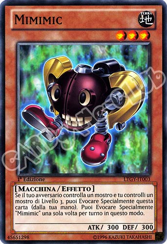 LTGY-IT003 Mimimic comune 1a Edizione (IT) -NEAR MINT-