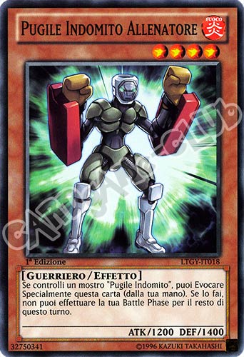 LTGY-IT018 Pugile Indomito Allenatore comune 1a Edizione (IT) -NEAR MINT-