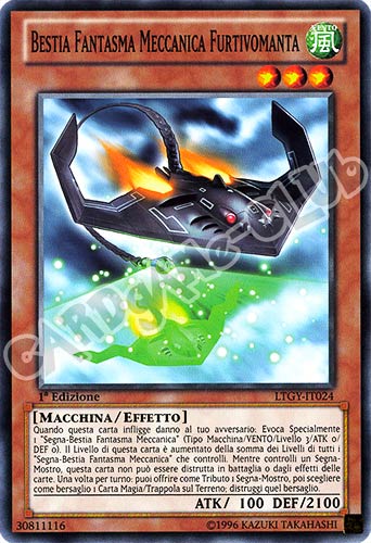 LTGY-IT024 Bestia Fantasma Meccanica Furtivomanta comune 1a Edizione (IT) -NEAR MINT-