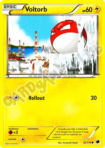 032 / 116 Voltorb comune (EN) -NEAR MINT-