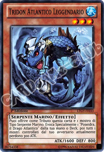 LTGY-IT033 Tridon Atlantico Leggendario comune 1a Edizione (IT) -NEAR MINT-