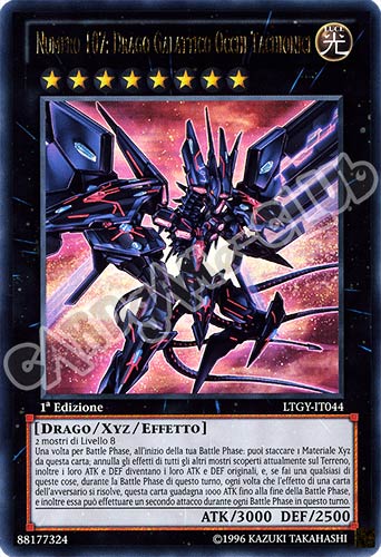 LTGY-IT044 Numero 107: Drago Galattico Occhi Tachionici ultra rara 1a Edizione (IT) -NEAR MINT-