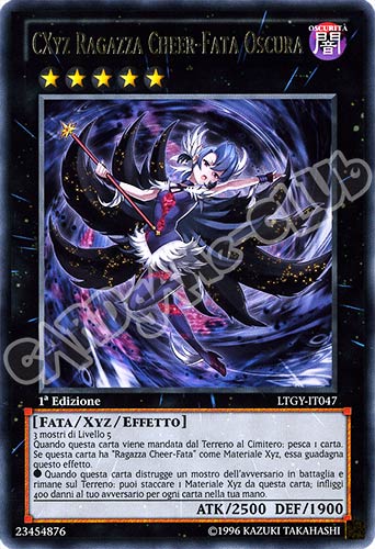 LTGY-IT047 CXyz Ragazza Cheer-Fata Oscura rara 1a Edizione (IT) -NEAR MINT-