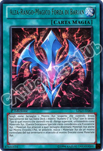 LTGY-IT060 Alza-Rango-Magico Forza di Barian ultra rara 1a Edizione (IT) -NEAR MINT-