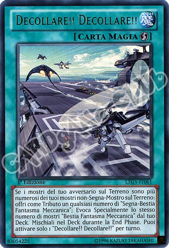 LTGY-IT061 Decollare!! Decollare!! ultra rara 1a Edizione (IT) -NEAR MINT-