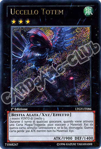LTGY-IT086 Uccello Totem rara segreta 1a Edizione (IT) -NEAR MINT-