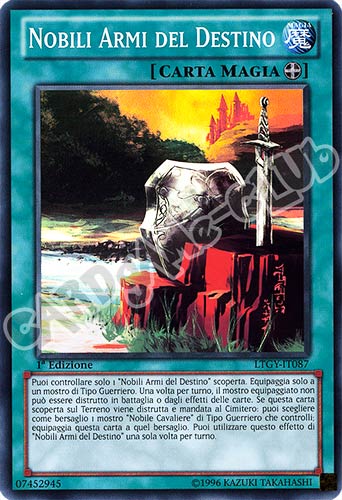 LTGY-IT087 Nobili Armi del Destino super rara 1a Edizione (IT) -NEAR MINT-