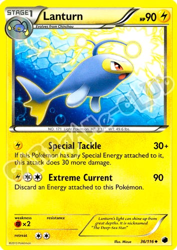 036 / 116 Lanturn non comune (EN) -NEAR MINT-