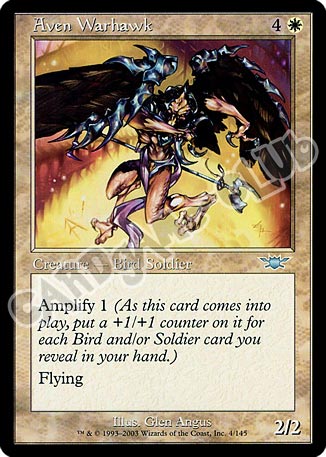 004 / 145 Aven Warhawk non comune (EN) -NEAR MINT-