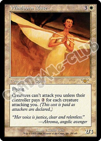 028 / 145 Windborn Muse rara (EN) -NEAR MINT-