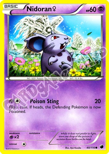 040 / 116 Nidoran F comune (EN) -NEAR MINT-