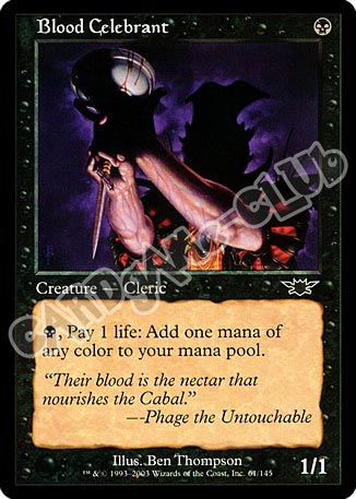 061 / 145 Blood Celebrant comune (EN) -NEAR MINT-