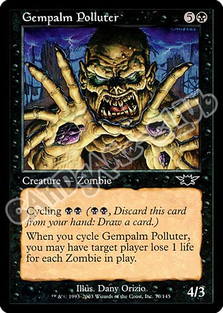 070 / 145 Gempalm Polluter comune (EN) -NEAR MINT-