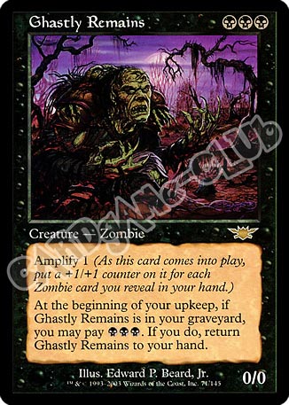 071 / 145 Ghastly Remains rara (EN) -NEAR MINT-