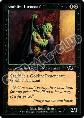 072 / 145 Goblin Turncoat comune (EN) -NEAR MINT-