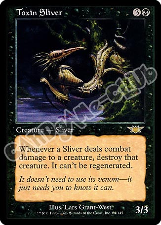 084 / 145 Toxin Sliver rara (EN) -NEAR MINT-