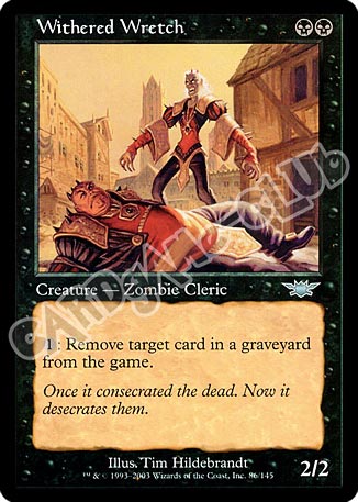 086 / 145 Withered Wretch non comune (EN) -NEAR MINT-