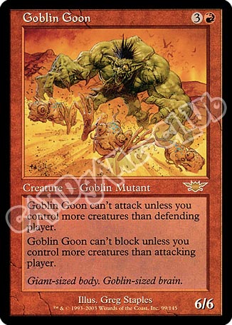 099 / 145 Goblin Goon rara (EN) -NEAR MINT-
