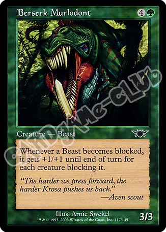 117 / 145 Berserk Murlodont comune (EN) -NEAR MINT-