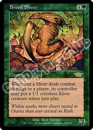 120 / 145 Brood Sliver rara (EN) -NEAR MINT-