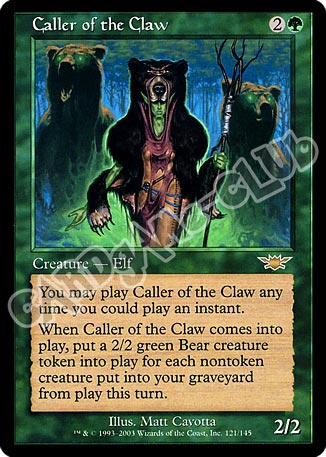 121 / 145 Caller of the Claw rara (EN) -NEAR MINT-