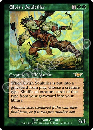 124 / 145 Elvish Soultiller rara (EN) -NEAR MINT-