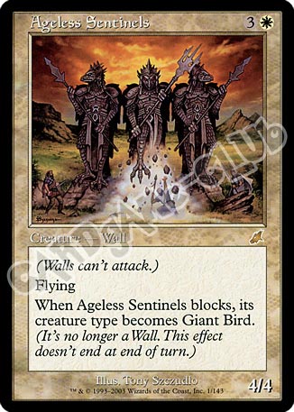 001 / 143 Ageless Sentinels rara (EN) -NEAR MINT-