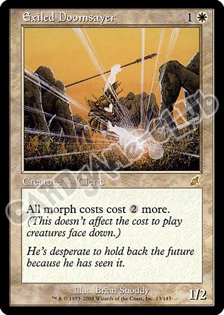 013 / 143 Exiled Doomsayer rara (EN) -NEAR MINT-