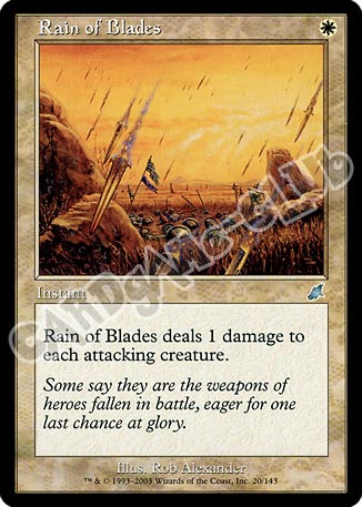 020 / 143 Rain of Blades non comune (EN) -NEAR MINT-