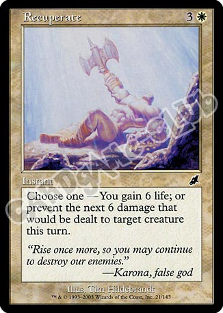 021 / 143 Recuperate comune (EN) -NEAR MINT-