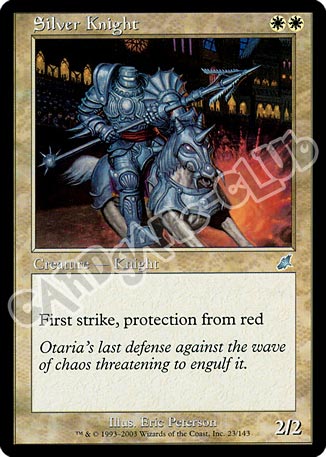 023 / 143 Silver Knight non comune (EN) -NEAR MINT-