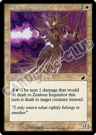 027 / 143 Zealous Inquisitor comune (EN) -NEAR MINT-