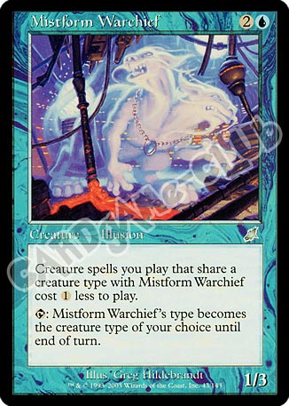 043 / 143 Mistform Warchief non comune (EN) -NEAR MINT-