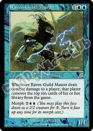 047 / 143 Raven Guild Master rara (EN) -NEAR MINT-