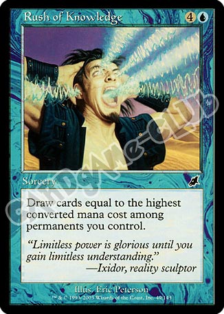 049 / 143 Rush of Knowledge comune (EN) -NEAR MINT-