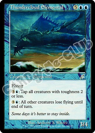 054 / 143 Thundercloud Elemental non comune (EN) -NEAR MINT-