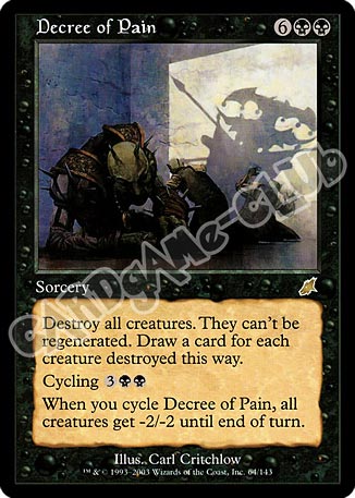 064 / 143 Decree of Pain rara (EN) -NEAR MINT-